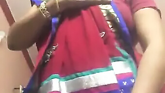 Indian Mature Woman Performs Striptease